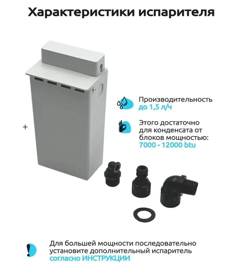 Испаритель конденсата кондиционера воздуха — вид 3